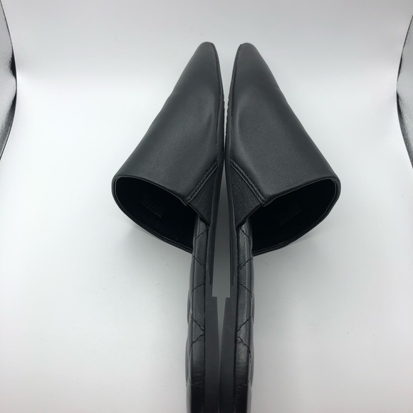 Michael Kors black leather pointy toe flats womens size 8.5 - Picture 9 of 9